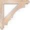 Ekena Millwork Balboa Arts and Crafts Smooth Bracket w/ Offset Brace, Douglas Fir, 5 1/2"W x 28"D x 28"H BKT0604X28X28BOA03SDF - alternate 2